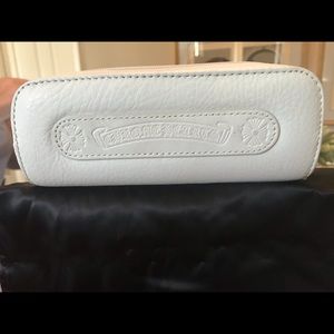 Chrome Hearts Galaxy Leather trimmed sunglasses